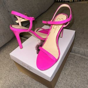 Hot Pink Patent Leather Heels